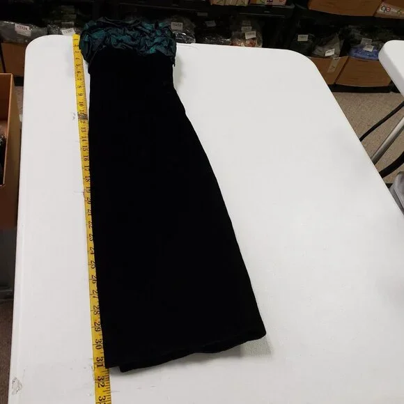 Vintage Jessica Mcclintock Womens Gunne Sax Babydoll Dress Size 12 Mini Velvet - Picture 7 of 9